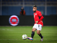 Nasser Maher of the Egypt team plays during the Africa Cup of Nations Qualifiers match between Egypt and Botswana at 30 June Air Defence Sta...