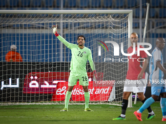 Mostafa Shobeir of the Egypt team plays during the Africa Cup of Nations Qualifiers match between Egypt and Botswana at 30 June Air Defence...