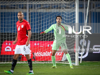 Mostafa Shobeir of the Egypt team plays during the Africa Cup of Nations Qualifiers match between Egypt and Botswana at 30 June Air Defence...