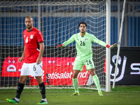 Mostafa Shobeir of the Egypt team plays during the Africa Cup of Nations Qualifiers match between Egypt and Botswana at 30 June Air Defence...