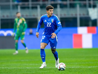 Giovanni Di Lorenzo of Italy during the UEFA Nations League 2024/25 League A Group 2 match between Italy and France at Stadio Giuseppe Meazz...