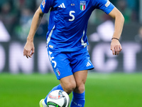 Manuel Locatelli of Italy during the UEFA Nations League 2024/25 League A Group 2 match between Italy and France at Stadio Giuseppe Meazza o...