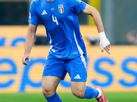 Alessandro Buongiorno of Italy during the UEFA Nations League 2024/25 League A Group 2 match between Italy and France at Stadio Giuseppe Mea...