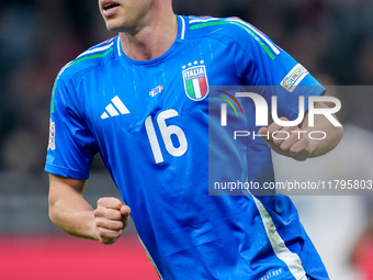 Davide Frattesi of Italy looks on during the UEFA Nations League 2024/25 League A Group 2 match between Italy and France at Stadio Giuseppe...