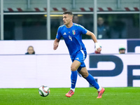 Alessandro Buongiorno of Italy during the UEFA Nations League 2024/25 League A Group 2 match between Italy and France at Stadio Giuseppe Mea...