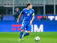 Nicolo' Barella of Italy during the UEFA Nations League 2024/25 League A Group 2 match between Italy and France at Stadio Giuseppe Meazza on...