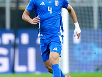 Alessandro Buongiorno of Italy during the UEFA Nations League 2024/25 League A Group 2 match between Italy and France at Stadio Giuseppe Mea...