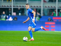 Alessandro Buongiorno of Italy during the UEFA Nations League 2024/25 League A Group 2 match between Italy and France at Stadio Giuseppe Mea...