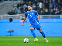 Manuel Locatelli of Italy during the UEFA Nations League 2024/25 League A Group 2 match between Italy and France at Stadio Giuseppe Meazza o...