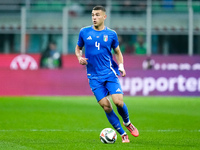 Alessandro Buongiorno of Italy during the UEFA Nations League 2024/25 League A Group 2 match between Italy and France at Stadio Giuseppe Mea...