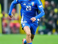 Andrea Cambiaso of Italy during the UEFA Nations League 2024/25 League A Group 2 match between Italy and France at Stadio Giuseppe Meazza on...