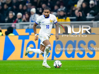 Christopher Nkunku of France during the UEFA Nations League 2024/25 League A Group 2 match between Italy and France at Stadio Giuseppe Meazz...