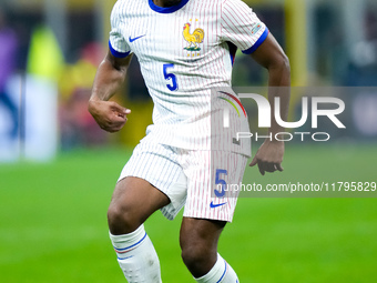 Jules Kounde' of France during the UEFA Nations League 2024/25 League A Group 2 match between Italy and France at Stadio Giuseppe Meazza on...