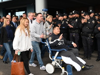 36-year-old, 7-year veteran New York City Police Department Officer Rich Wong is released from Jamaica Hospital after being shot in Jamaica,...