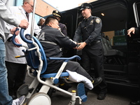 36-year-old, 7-year veteran New York City Police Department Officer Rich Wong is released from Jamaica Hospital after being shot in Jamaica,...