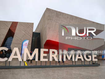 An outdoor view on the Cultural and Congress Centre Jordanki, the film festival center of the 32nd International Film Festival Energa CAMERI...