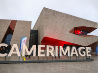 An outdoor view on the Cultural and Congress Centre Jordanki, the film festival center of the 32nd International Film Festival Energa CAMERI...