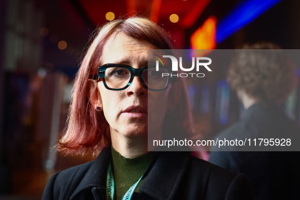 Cinematographer Bianca Cline attends the world premiere of  ' Rust ' film during the 32nd International Film Festival Energa CAMERIMAGE in T...