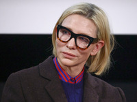 Cate Blanchett attends a panel discussion 'Widening the Lens: Inclusion and Excellence in our Industry' during the 32nd International Film F...