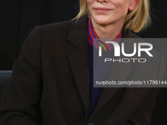 Cate Blanchett attends a panel discussion 'Widening the Lens: Inclusion and Excellence in our Industry' during the 32nd International Film F...