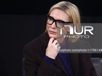 Cate Blanchett attends a panel discussion 'Widening the Lens: Inclusion and Excellence in our Industry' during the 32nd International Film F...