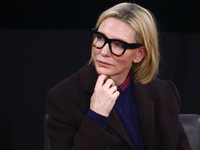 Cate Blanchett attends a panel discussion 'Widening the Lens: Inclusion and Excellence in our Industry' during the 32nd International Film F...