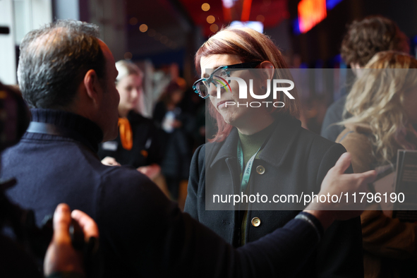 Cinematographer Bianca Cline during the world premiere of 'Rust' movie, on which set Alec Baldwin fatally shot camera operator Halyna Hutchi...