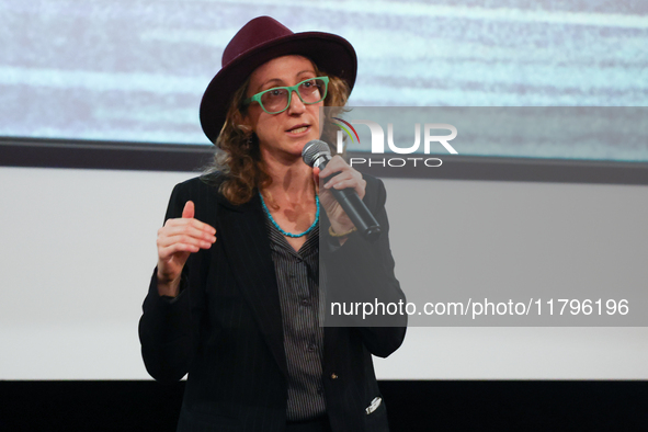 Rachel Mason during the world premiere of 'Rust' movie, on which set Alec Baldwin fatally shot camera operator Halyna Hutchins, at Camerimag...