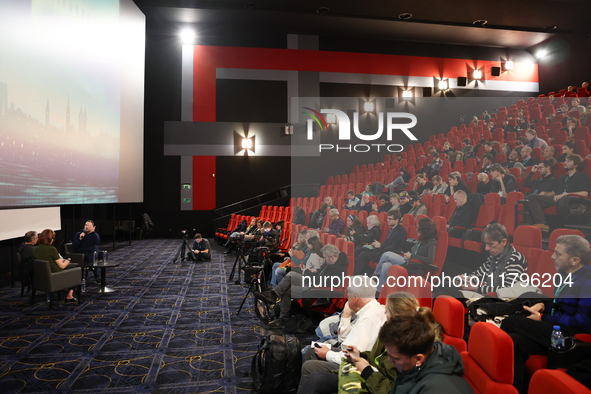 A view during the world premiere of 'Rust' movie, on which set Alec Baldwin fatally shot camera operator Halyna Hutchins, at Camerimage Fest...