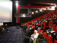 A view during the world premiere of 'Rust' movie, on which set Alec Baldwin fatally shot camera operator Halyna Hutchins, at Camerimage Fest...