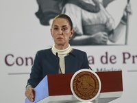 Mexico's President Claudia Sheinbaum Pardo speaks about sending three secondary laws of the Judiciary to the Mexican congress, as well as th...