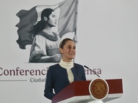 Mexico's President Claudia Sheinbaum Pardo speaks about sending three secondary laws of the Judiciary to the Mexican congress, as well as th...