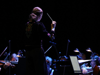 An orchestra concert takes place during the Gala of the 35th Anniversary of the Scouting Association of the Republic of Poland (ZHR) at the...