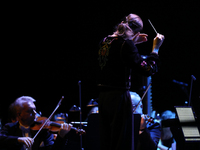 An orchestra concert takes place during the Gala of the 35th Anniversary of the Scouting Association of the Republic of Poland (ZHR) at the...