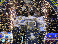 MALAGA, SPAIN - NOVEMBER 20: Jasmine Paolini and her teammates of Italy celebrate the victory after winners the Billie Jean King Cup Finals...