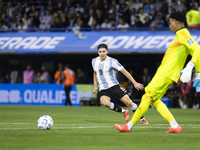 Julian Alvarez of Argentina plays during the 2026 FIFA World Cup South American qualifiers football match between Argentina and Peru at the...