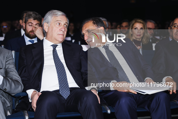 Antonio Tajani, Minister for Foreign Affairs and International Cooperation, and Ignazio La Russa, President of the Senate of the Italian Rep...