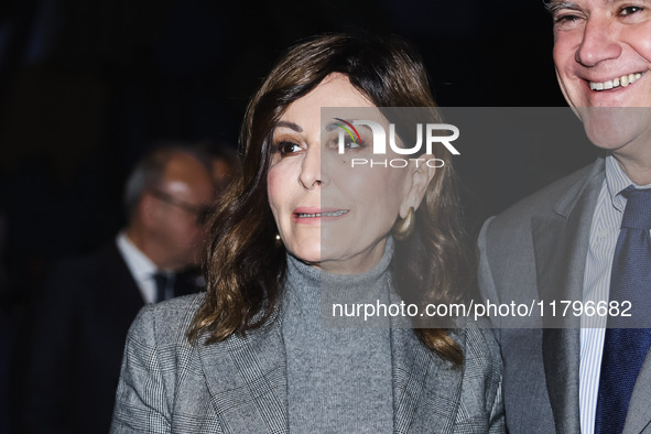 Minister of Tourism of the Italian Republic Daniela Santanche attends the inauguration of the academic year 2024-2025 of the University Vita...