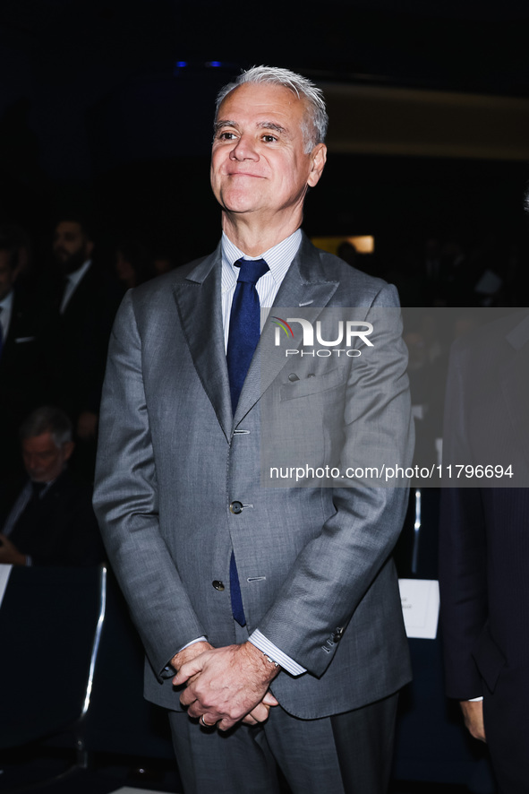 Minister for Public Administration of the Italian Republic Paolo Zangrillo attends the inauguration of the academic year 2024-2025 of the Un...