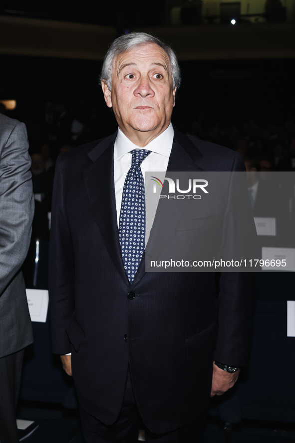 Minister for Foreign Affairs and International Cooperation Antonio Tajani attends the inauguration of the academic year 2024-2025 of the Uni...