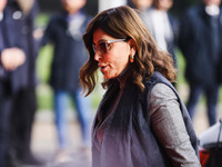 Minister of Tourism of the Italian Republic Daniela Santanche attends the inauguration of the academic year 2024-2025 of the University Vita...