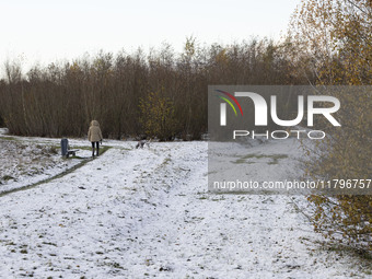 First winter weather of the season with snow hit the Netherlands. Low temperatures with wet snow conditions occurred on Wednesday, 20 Novemb...