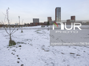 First winter weather of the season with snow hit the Netherlands. Low temperatures with wet snow conditions occurred on Wednesday, 20 Novemb...