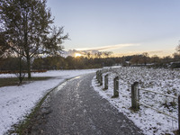 First winter weather of the season with snow hit the Netherlands as spotted before the sunset. Low temperatures with wet snow conditions occ...