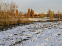 First winter weather of the season with snow hit the Netherlands as spotted before the sunset. Low temperatures with wet snow conditions occ...