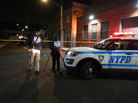 A 32-year-old man is fatally stabbed in the chest on Bay Street and Wave Street in the Tompkinsville section of Staten Island, New York, Uni...