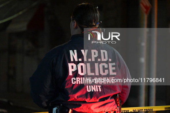 A 32-year-old man is fatally stabbed in the chest on Bay Street and Wave Street in the Tompkinsville section of Staten Island, New York, Uni...