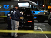 A 32-year-old man is fatally stabbed in the chest on Bay Street and Wave Street in the Tompkinsville section of Staten Island, New York, Uni...