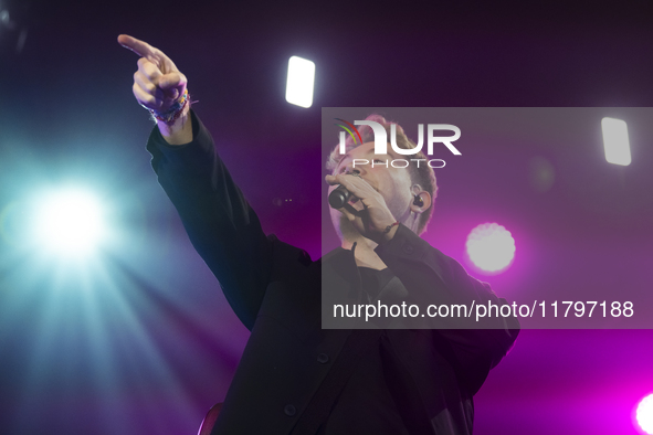  	Andre De Filippi Aka Alfa Performs Live In Palapartenope On November 20, 2024 In Naples, Italy.