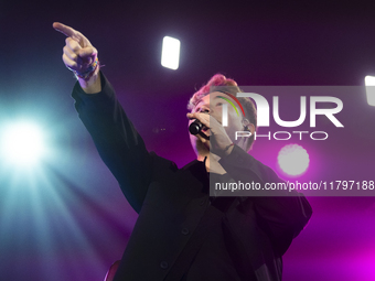  	Andre De Filippi Aka Alfa Performs Live In Palapartenope On November 20, 2024 In Naples, Italy.(